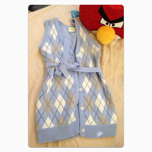 💰💰sold💰💰Argyle sweater for cute girls.
