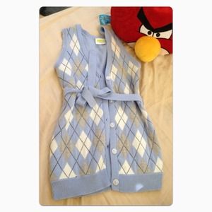 💰💰sold💰💰Argyle sweater for cute girls.