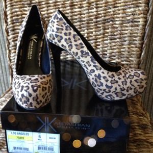 Kardashian Kollection Leopard Heels