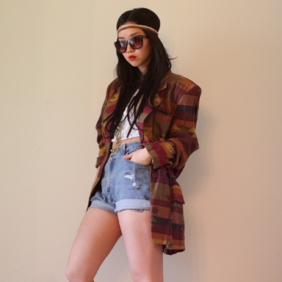 Aztec print blazer jacket - Picture 2 of 2