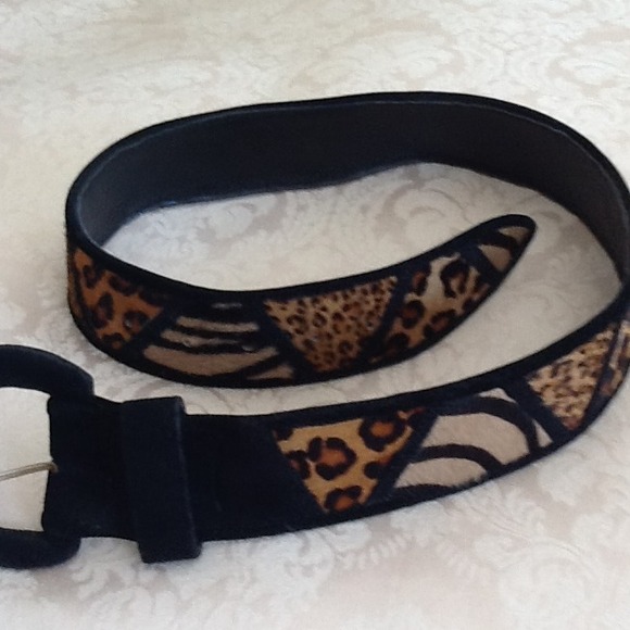 SUEDE & CalfHair BELT