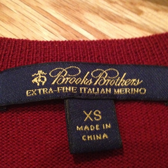 Red Brooks Brothers Sweater Vest
