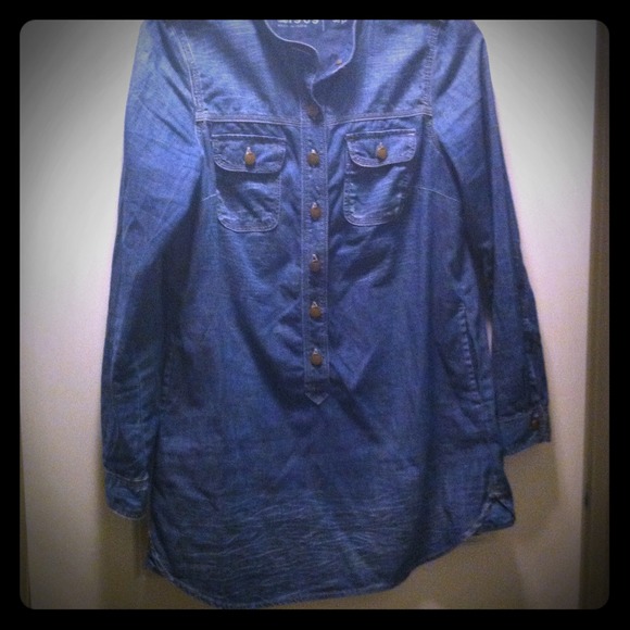 SOLD----denim tunic to @brittnipaul