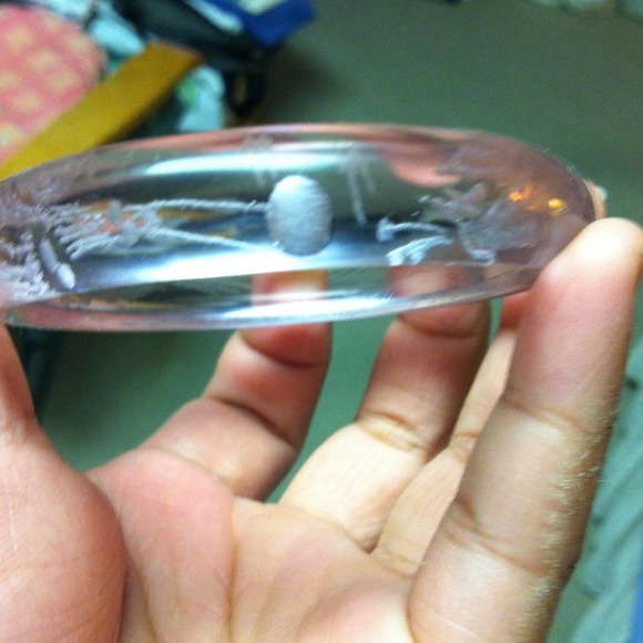Pink crystal bracelet