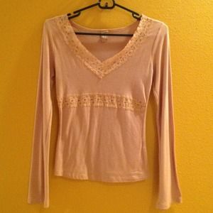 💢reduced💢Beige long sleeve top