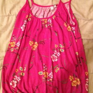 Flattering Floral Pink Top