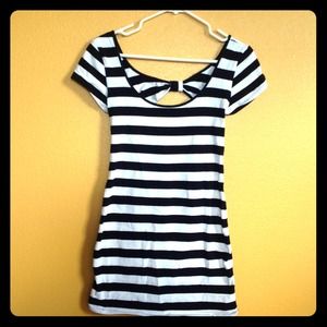 💢Reduced💢Black & White spandex dress