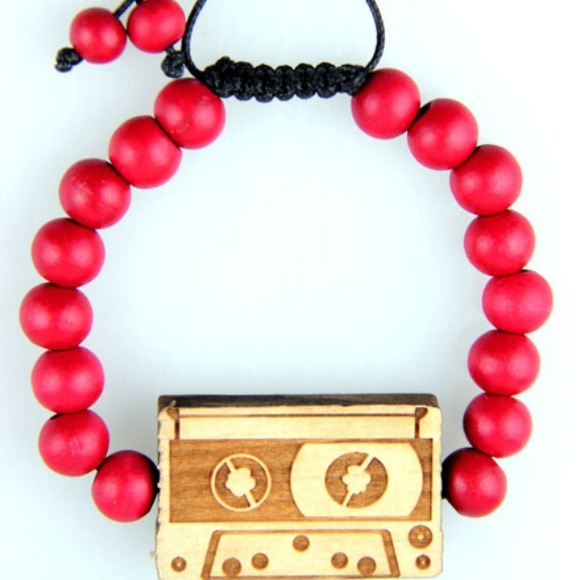 Shamballa bracelet wooden cassette
