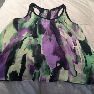 racer- back tank shirt