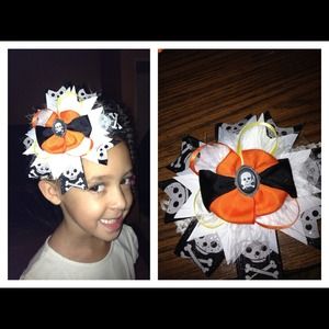 Custome made halloween bow