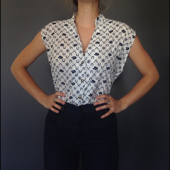 ❌SOLD❌  Western Blouse