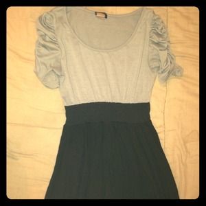 Black & grey bubble dress