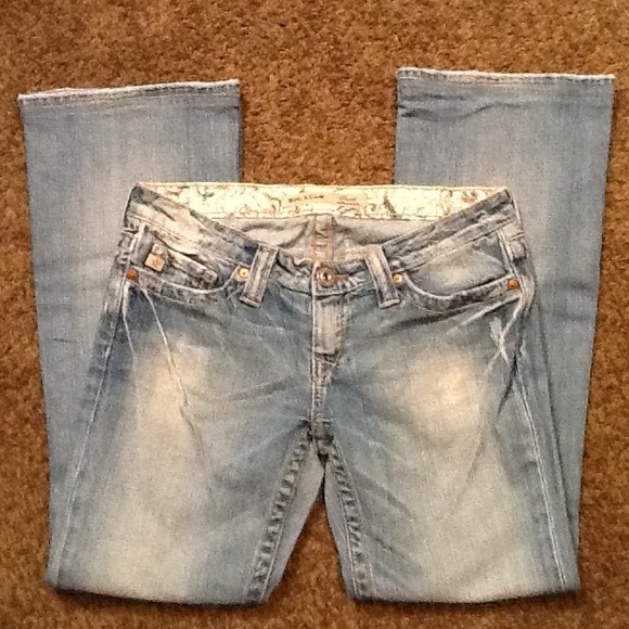 Big Star "Sweet" ultra-low rise jeans