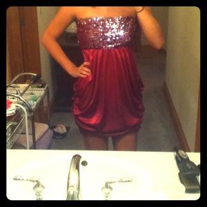 Sequin semi formal dress