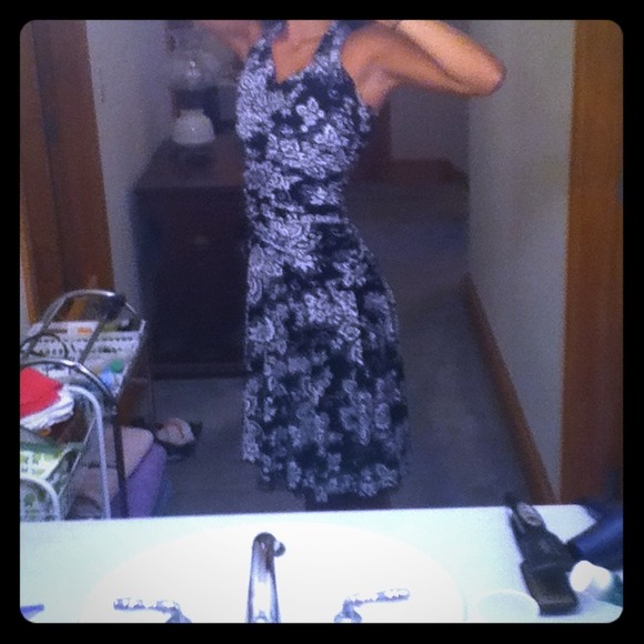 Paisley print dress