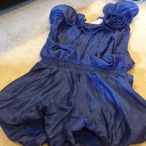 Blue romper