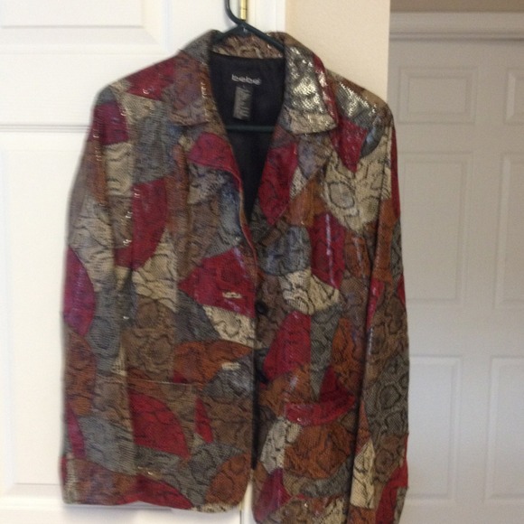Leather coat!