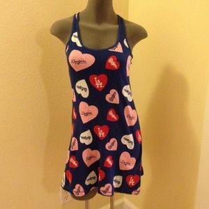 LA Dodgers racer back pajama dress
