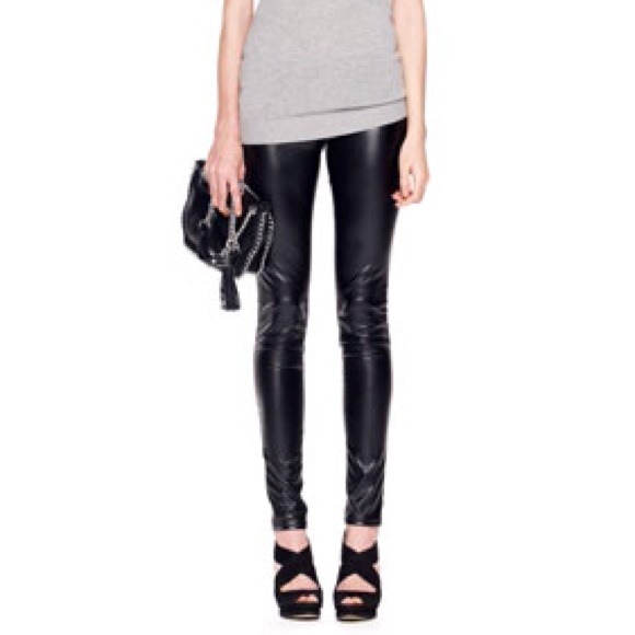 New with tags Michael Kors leather leggings