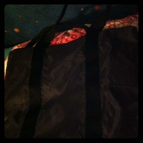 Huge black tote.