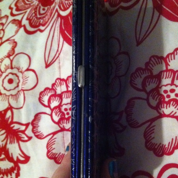 Blue with silver star clasp wallet - Picture 3 of 3