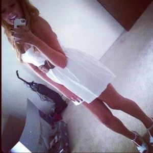 white American eagle dress with Brown belt