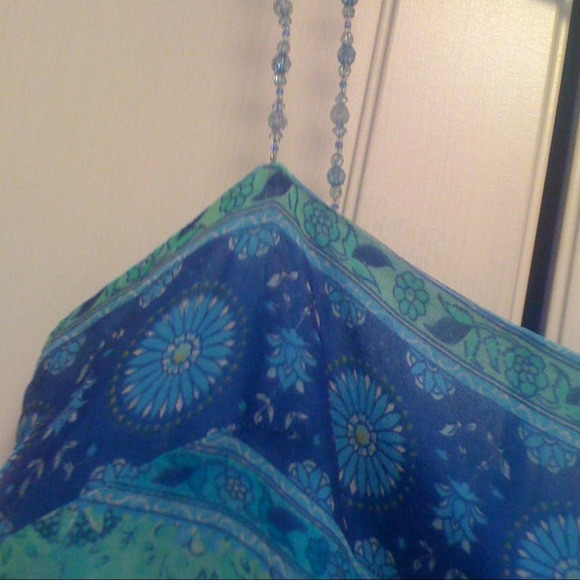 Blue Asymmetrical Top - Picture 2 of 4