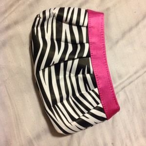 Zebra make up pouch