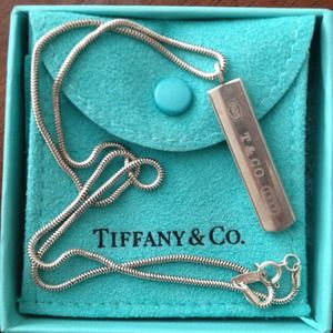 RESERVED! Tiffany&Co.Sterling Silver Bar Pendant