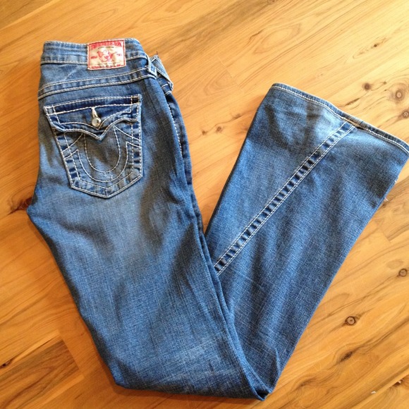 True Religion Disco JOEY Big T sz 27 Crystals.