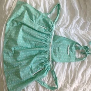 Cute teal apron, never used, Anthropologie