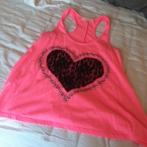 Hot pink tank top