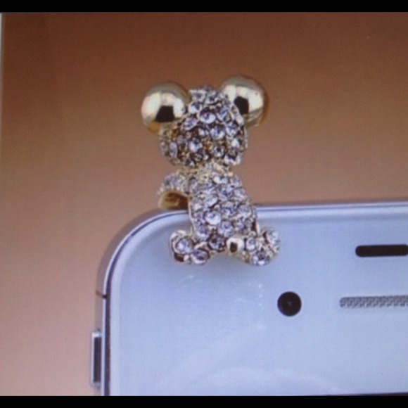 Puppy Rhinestone Charm - Picture 2 of 4