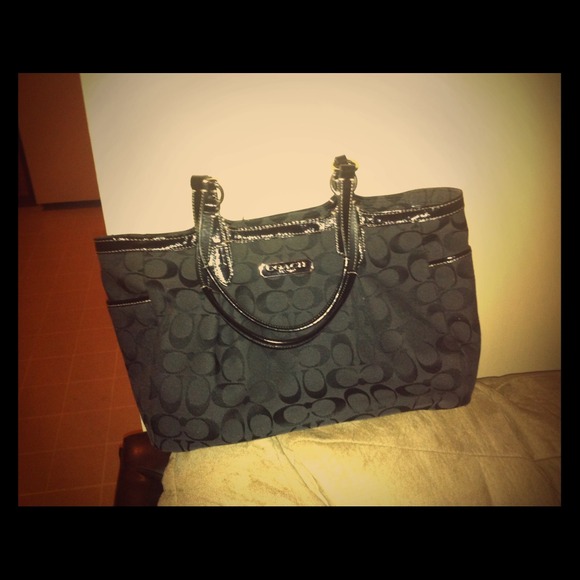Black Coach Tote
