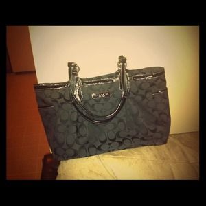 Black Coach Tote
