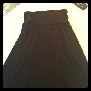 Tube top dress with braided top