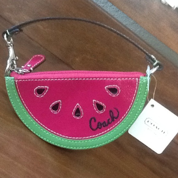 🔴 SOLD! 🔴NWT Coach watermelon change purse