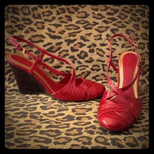 Ralph Lauren Snakeskin Wedge....Very Classy!