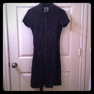 Button down shirt dress