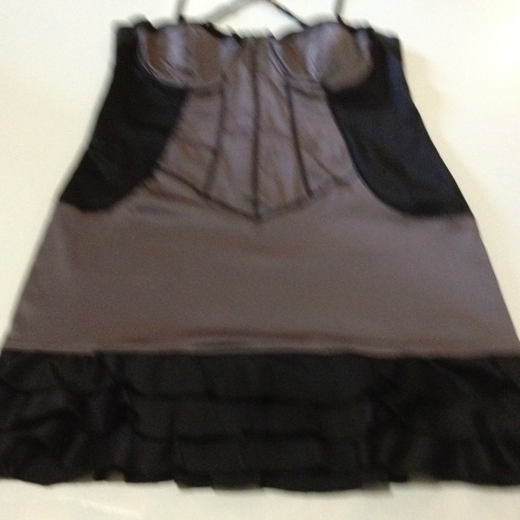 Black and pewter dress