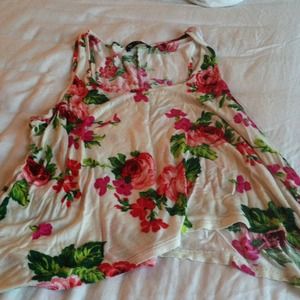 Floral tank top