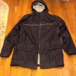 Kids Navy blue rain coat. Amazing condition!
