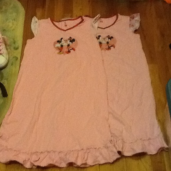 Light pink Disney Minnie and Mickey sleep wear