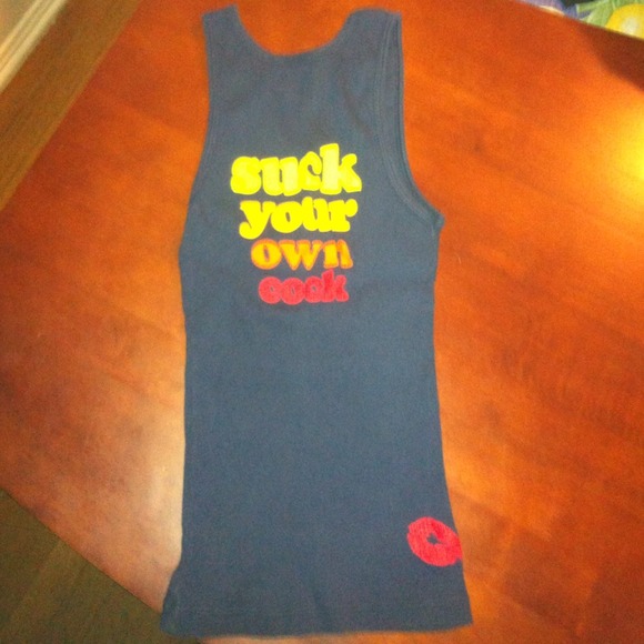 Whitty Blue Tank Top