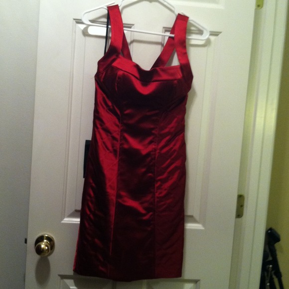 ‼️SOLD‼️Red mini dress by Bebe