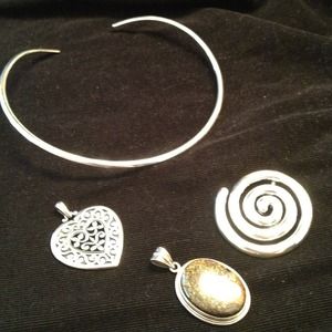 Choker with pendants (James Avery)