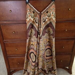 Handkerchief style maxi dress