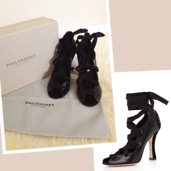 BNIB Philosophy Peep Toe Heels