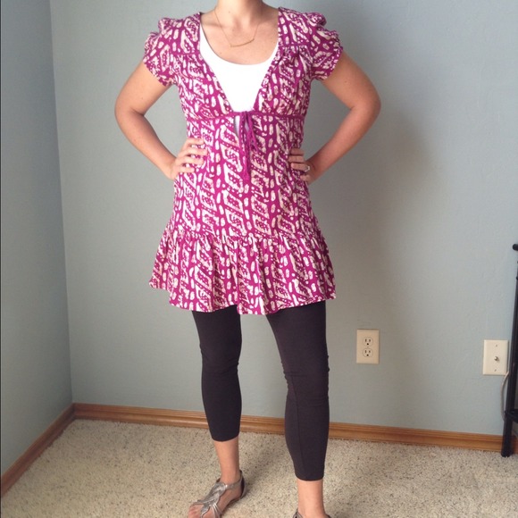 Pink Patterned Tunic