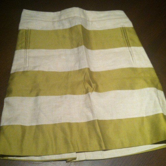 J.Crew Linen Striped Mini